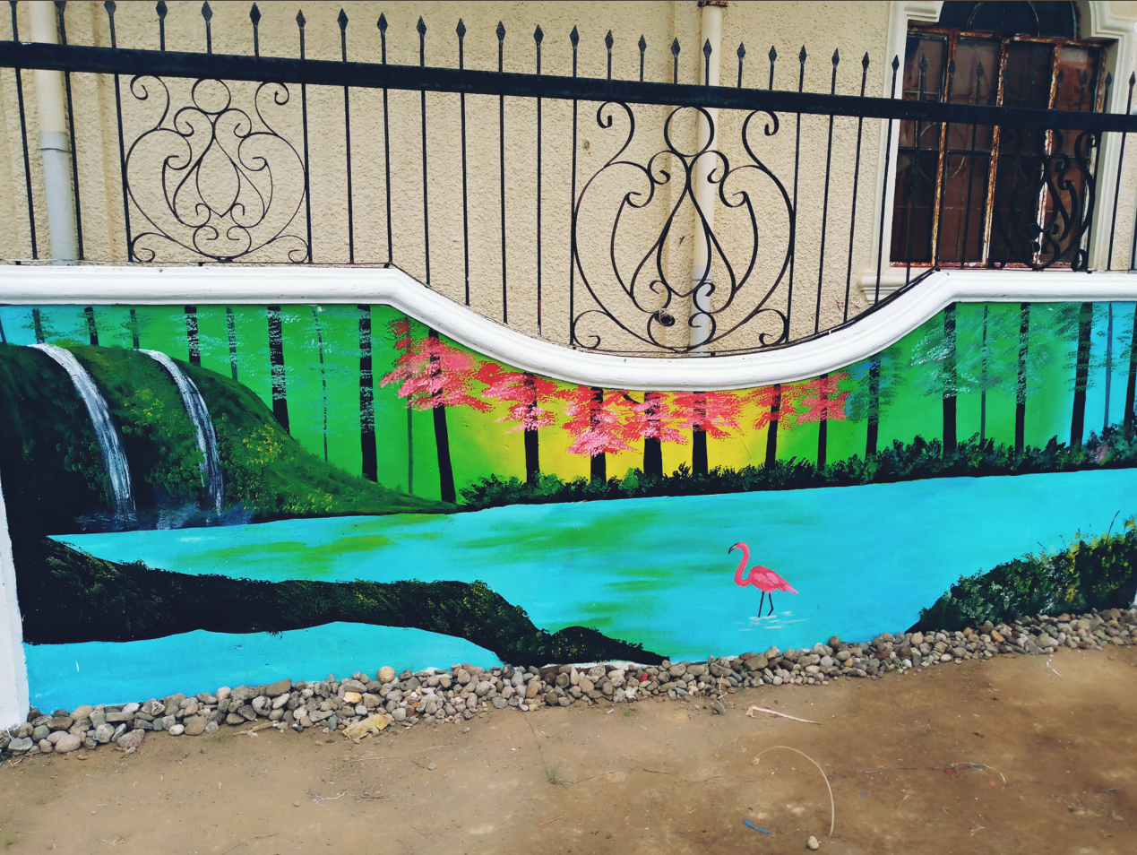 Acrylic Mural 5 by Jay