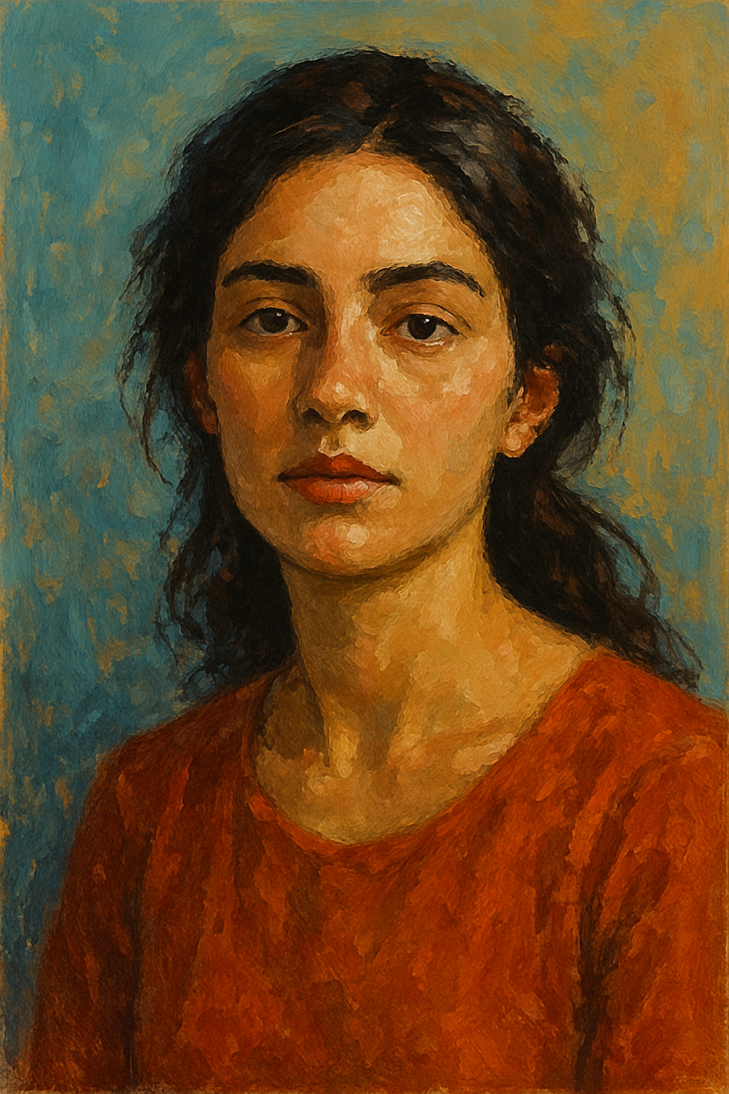 Traditional portrait painting by Jay, Philippines