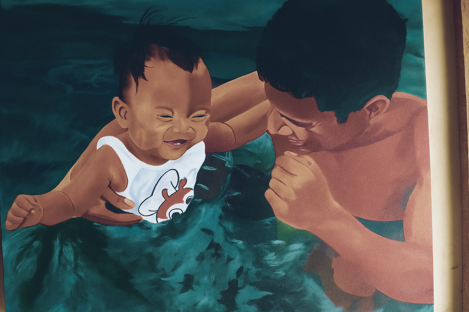 Traditional portrait painting by Jay, Philippines